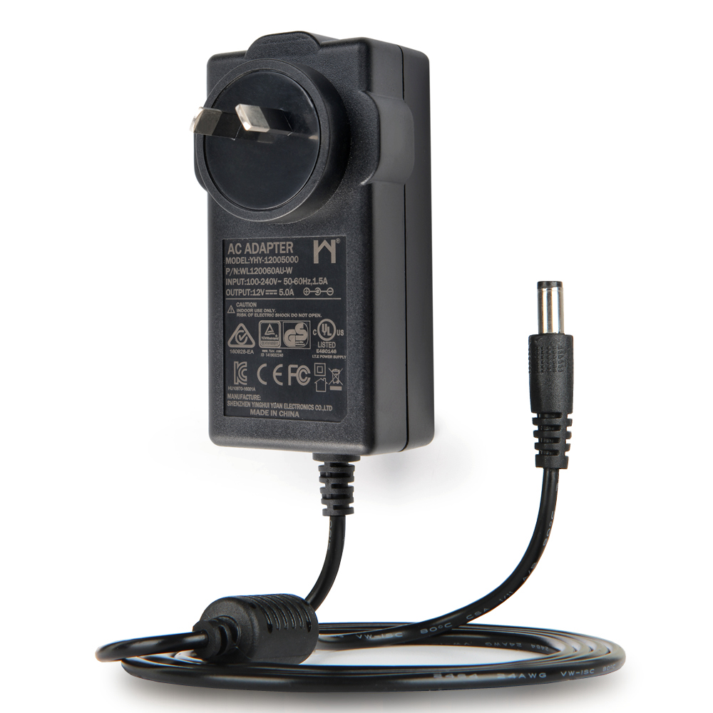 AC DC 12V 4A Plug In Power Adapter