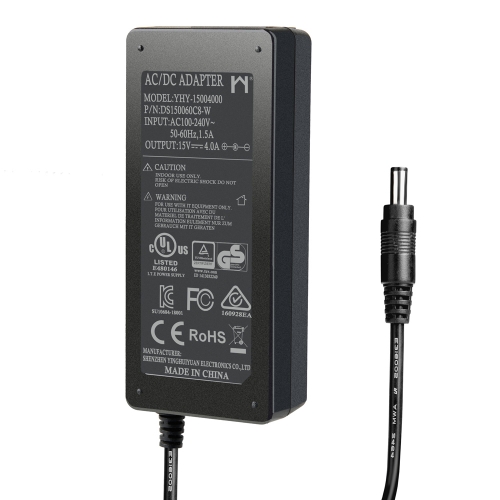 AC/DC Power Adapter 15v 4a Desktop--YHY Adapter